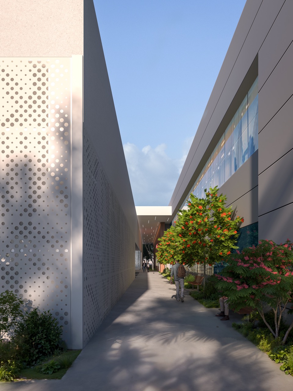 Sunrise FSED walkway